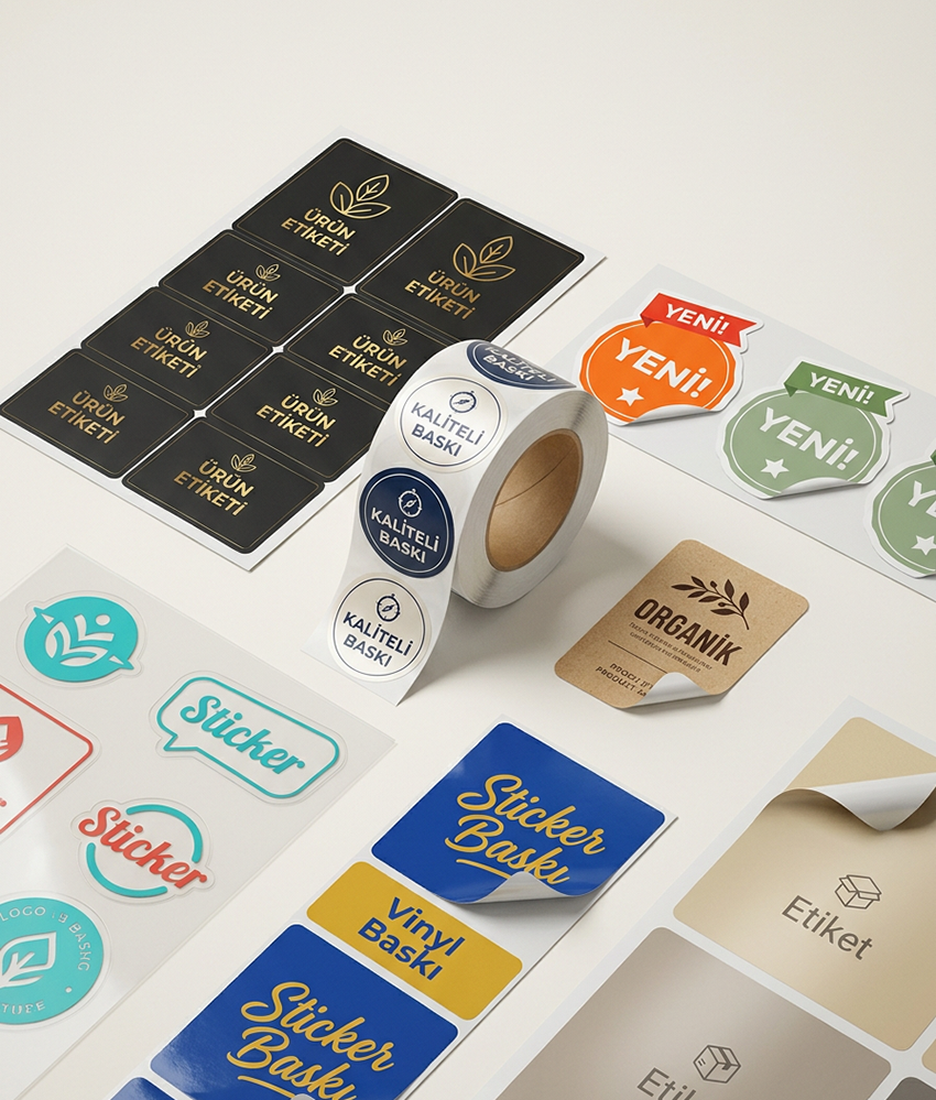 Sticker-Etiket